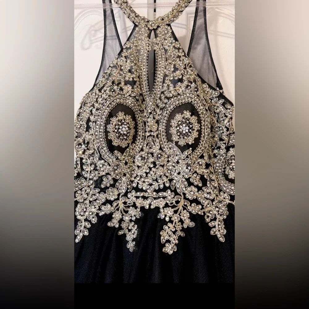 Gorgeous spring dance/prom dress short/ sequined bodice - Picture 2 of 9